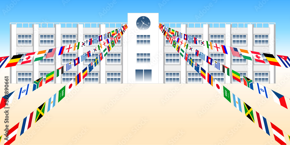 国旗 運動会 学校 背景 Stock ベクター Adobe Stock 国旗 運動会 学校 背景 Stock ベクター Adobe Stock