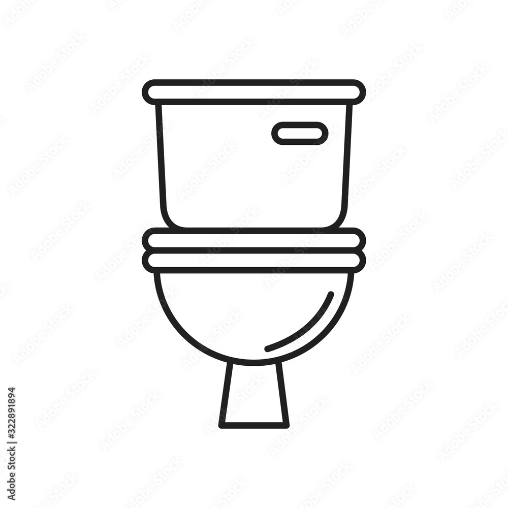 Apartment toilet Icon template black color editable. Apartment toilet Icon symbol Flat vector illustration for graphic and web design. Apartment toilet Icon template black color editable. Apartment toilet Icon symbol Flat vector illustration for graphic and web design.