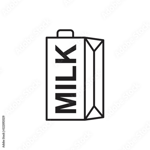 Milk Icon template black color editable. Milk Icon symbol Flat vector illustration for graphic and web design.