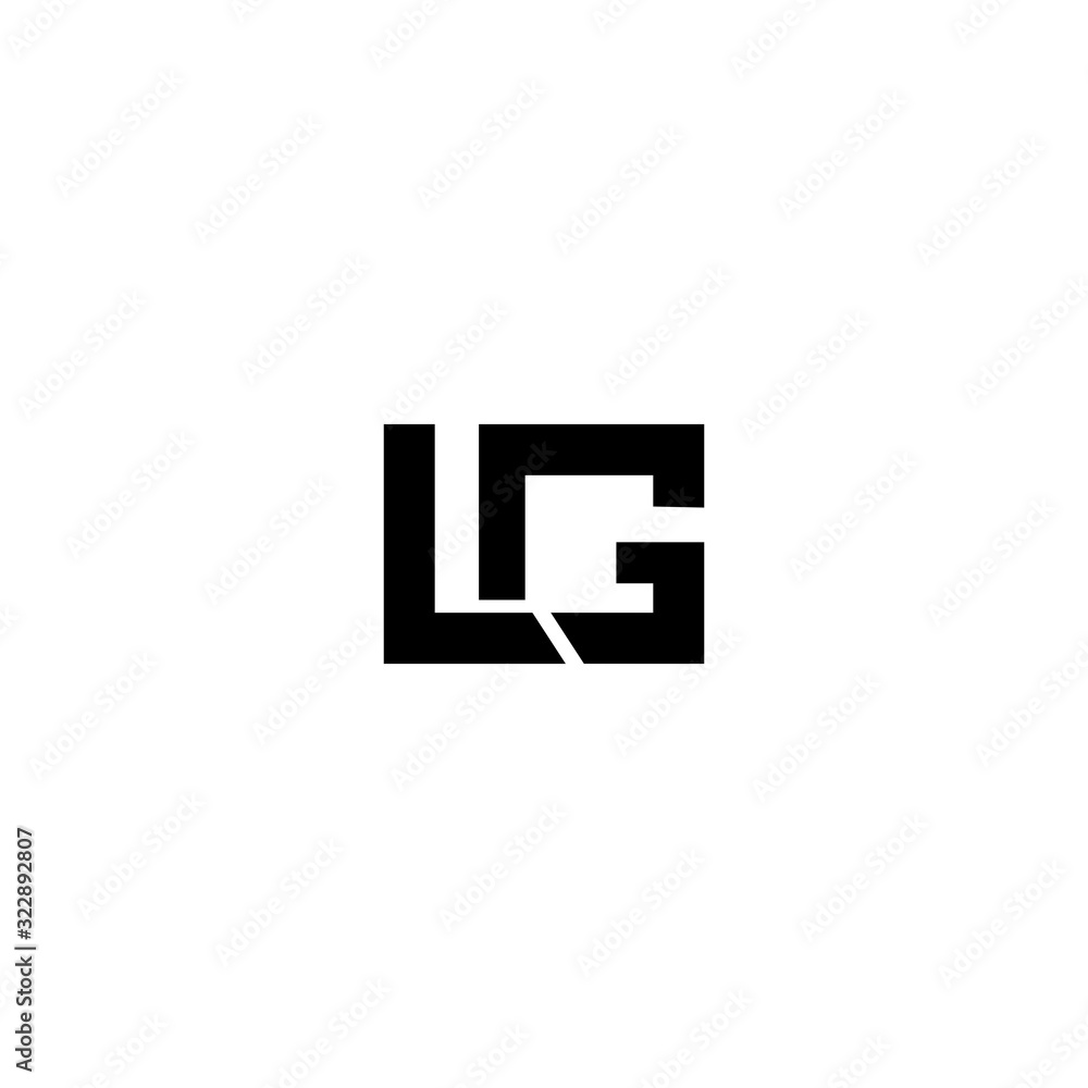 LG L G initial logo company name LG L G initial logo company name