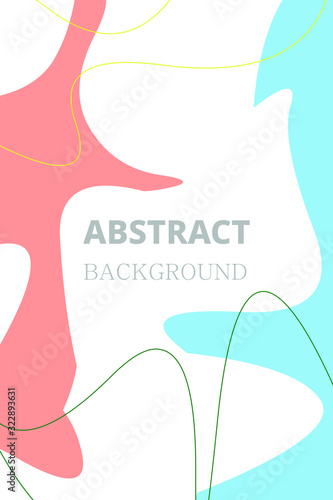 Abstract background of Irregular shapes
