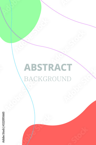 Abstract background of Irregular shapes