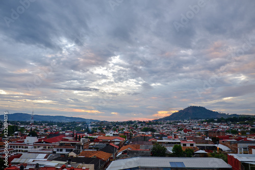 Vista de la ciudad de Uruapan Michoacan