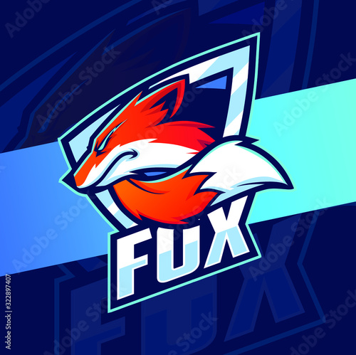 fox mascot esport logo designs