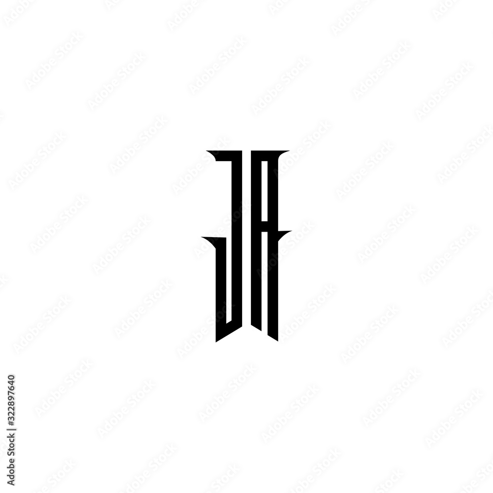 JA J A initial logo company name JA J A initial logo company name