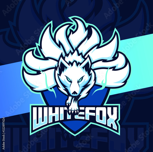 fox mascot esport logo designs