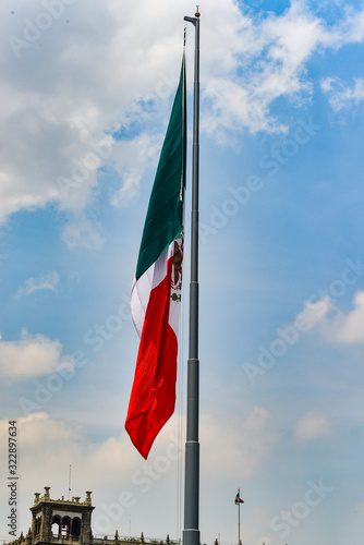 Mexican Flag - Mexico City, Mexico