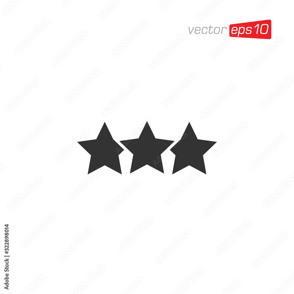 Star Icon Design Vector Template Star Icon Design Vector Template