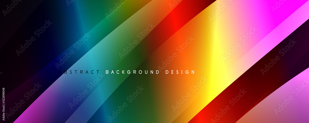 Wave liquid style lines with shadows and light on gradient background Wave liquid style lines with shadows and light on gradient background