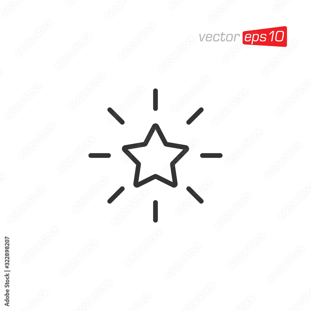 Star Icon Design Vector Template Star Icon Design Vector Template