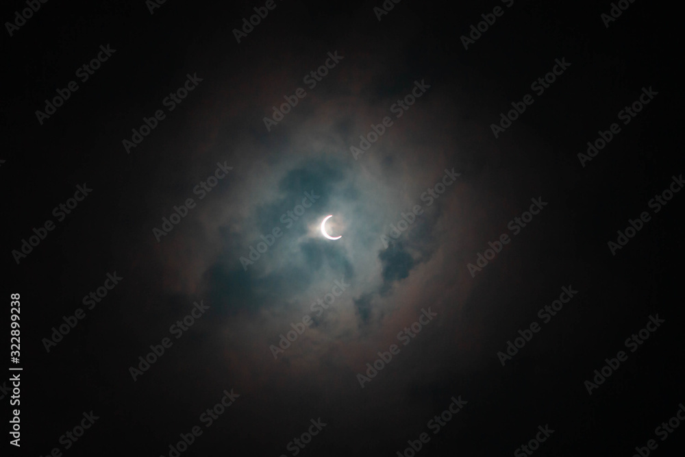 Solar Eclipse at Indonesia, happened on 26 December 2019, taken at Pontianak, Indonesia