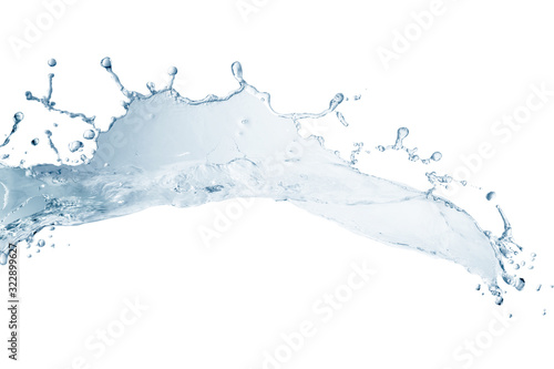 water splash isolated on white background,water