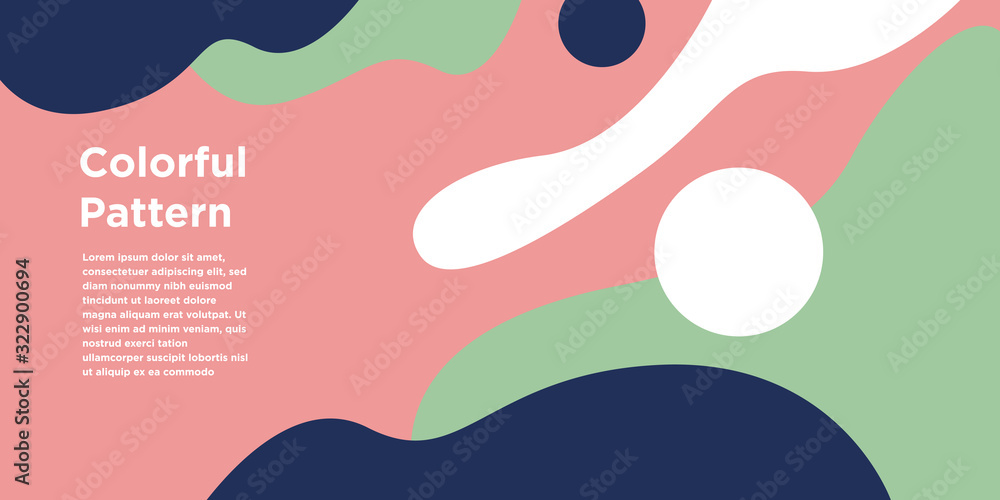 Abstract Colorful Fluid Background Design