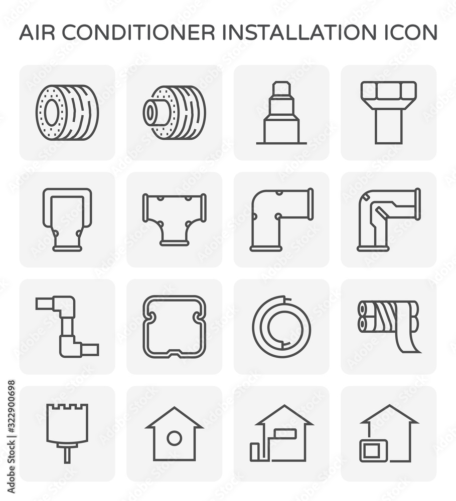 Fototapeta premium air conditioner tool