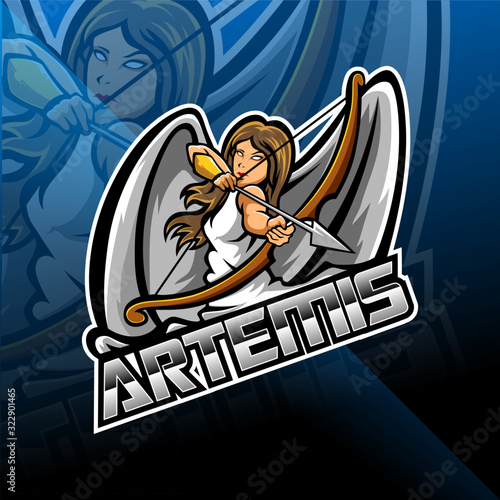 Artemis esport mascot logo design