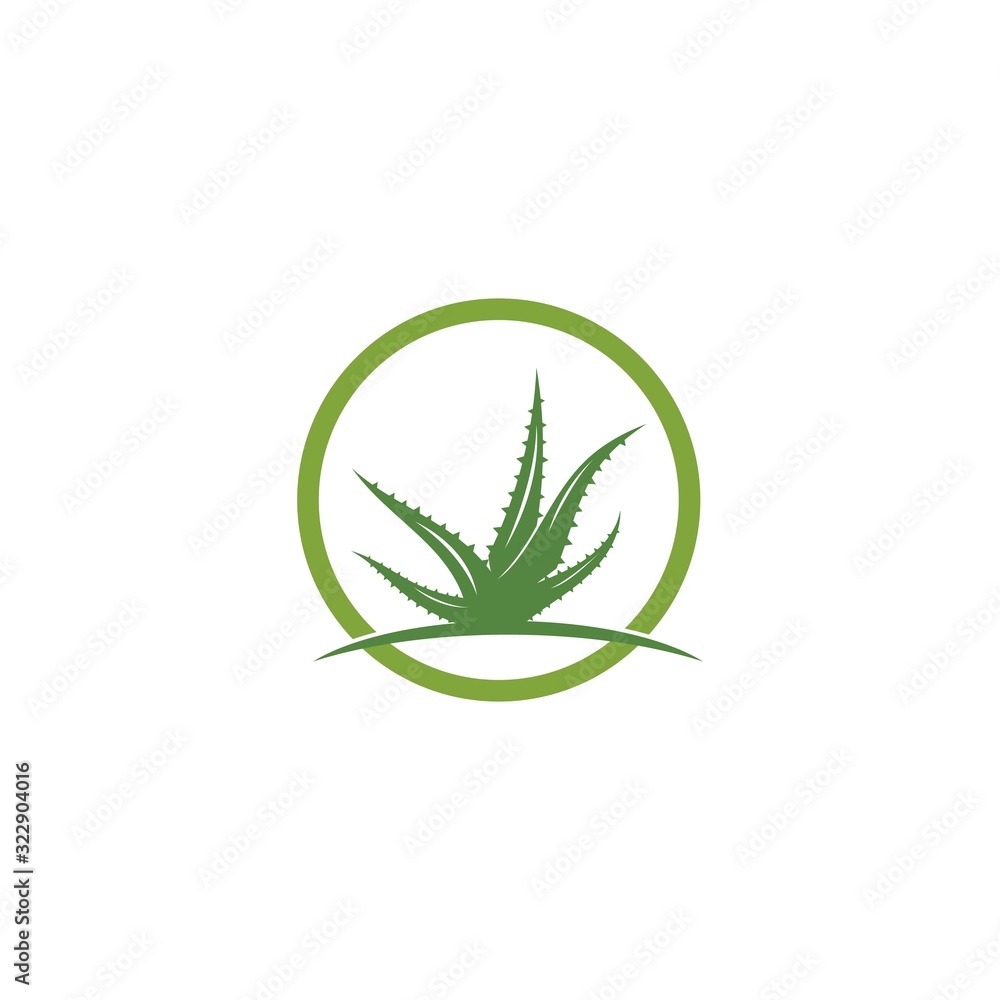 Aloe vera logo Aloe vera logo