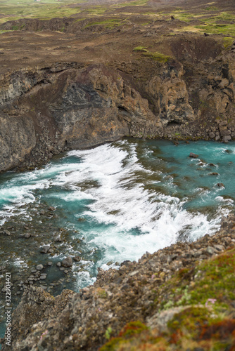 Gullfoss in Iceland during Spring