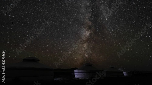 Wallpaper Mural timelapse stars and milkyway in Mongolia Torontodigital.ca