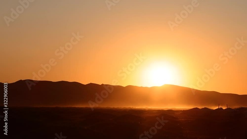 Wallpaper Mural sunset gobi desert in Mongolia Torontodigital.ca