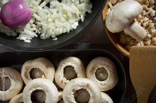 Mushroom Stuffing Ingredients