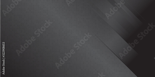 Black dark line rectangle gradient geometric abstract background