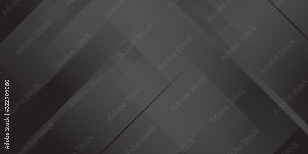 Obraz premium Black dark line rectangle gradient geometric abstract background for banner, flyer, business card design