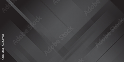 Black dark line rectangle gradient geometric abstract background for banner, flyer, business card design