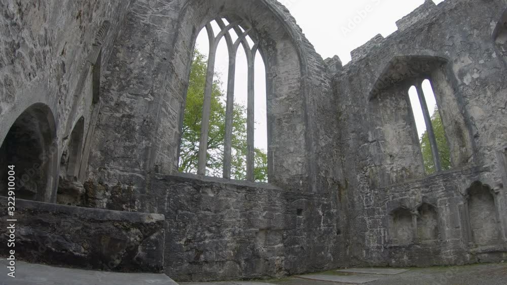 Impressive remains of the ancient Muckross Abbey, Ireland. Impressive remains of the ancient Muckross Abbey, Ireland.
