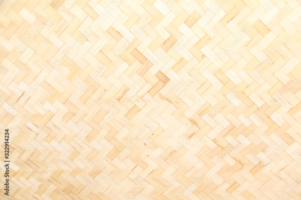 Native Thai style bamboo wall, natural wickerwork Native Thai style bamboo wall, natural wickerwork