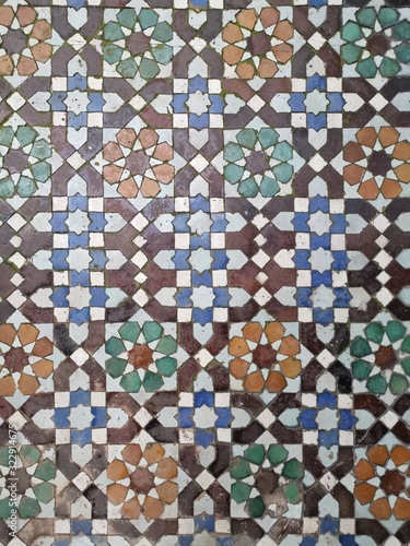 Mosque mosaic detail