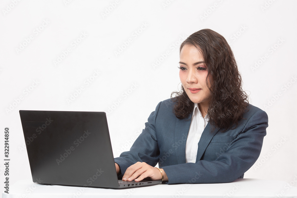 Beautiful businesswoman and her work Beautiful businesswoman and her work