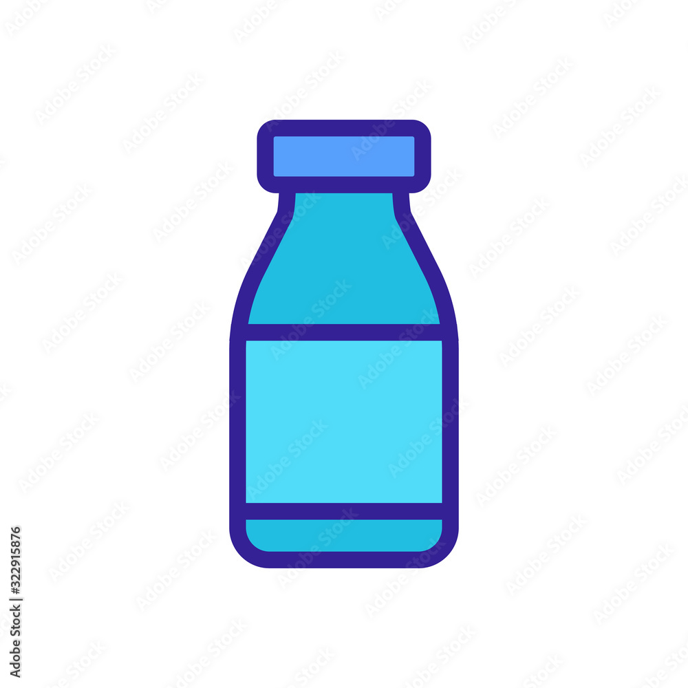Lime juice icon vector. Thin line sign. Isolated contour symbol illustration