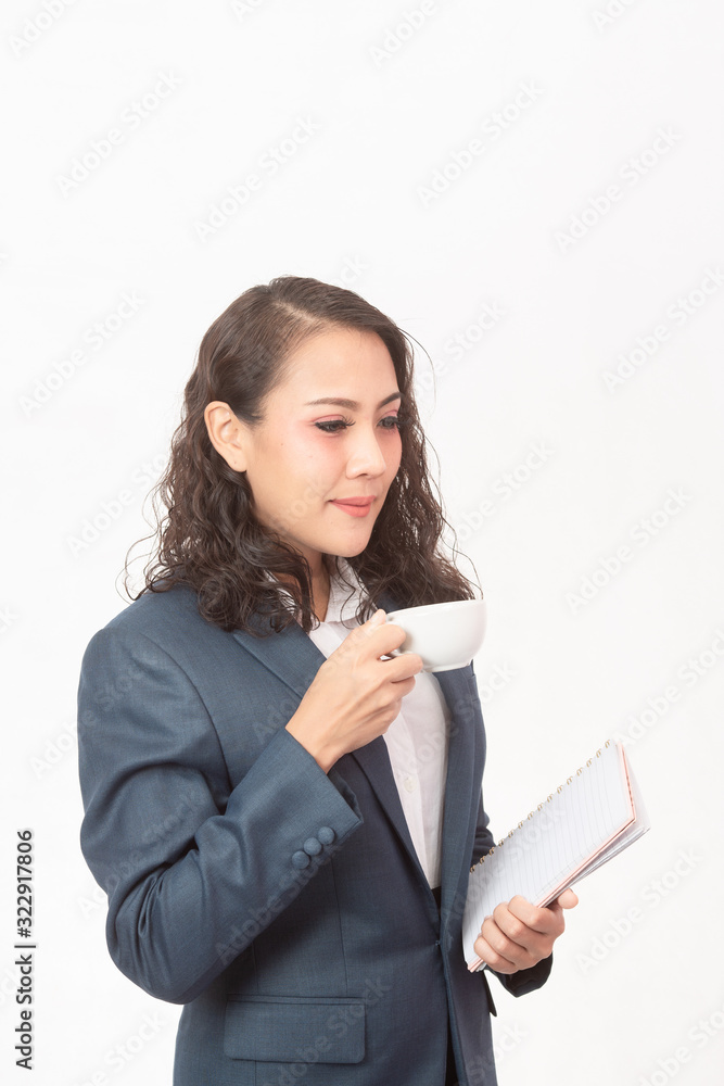 Beautiful businesswoman and her work Beautiful businesswoman and her work