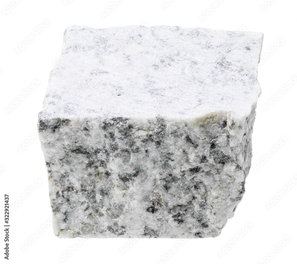 rough white granite rock cutout on white rough white granite rock cutout on white
