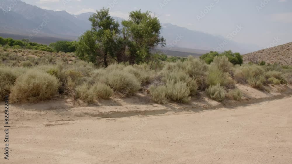 Slow Motion Desert Landscape Middle of the day. Slow Motion Desert Landscape Middle of the day.