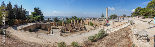 Photos Carthage city, Tunisia. UNESCO world heritage.