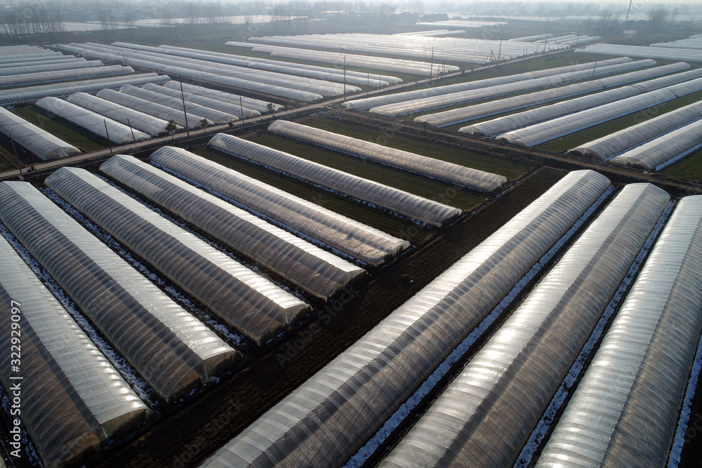 Aerial shooting of China's rural production and life scenes Aerial shooting of China's rural production and life scenes