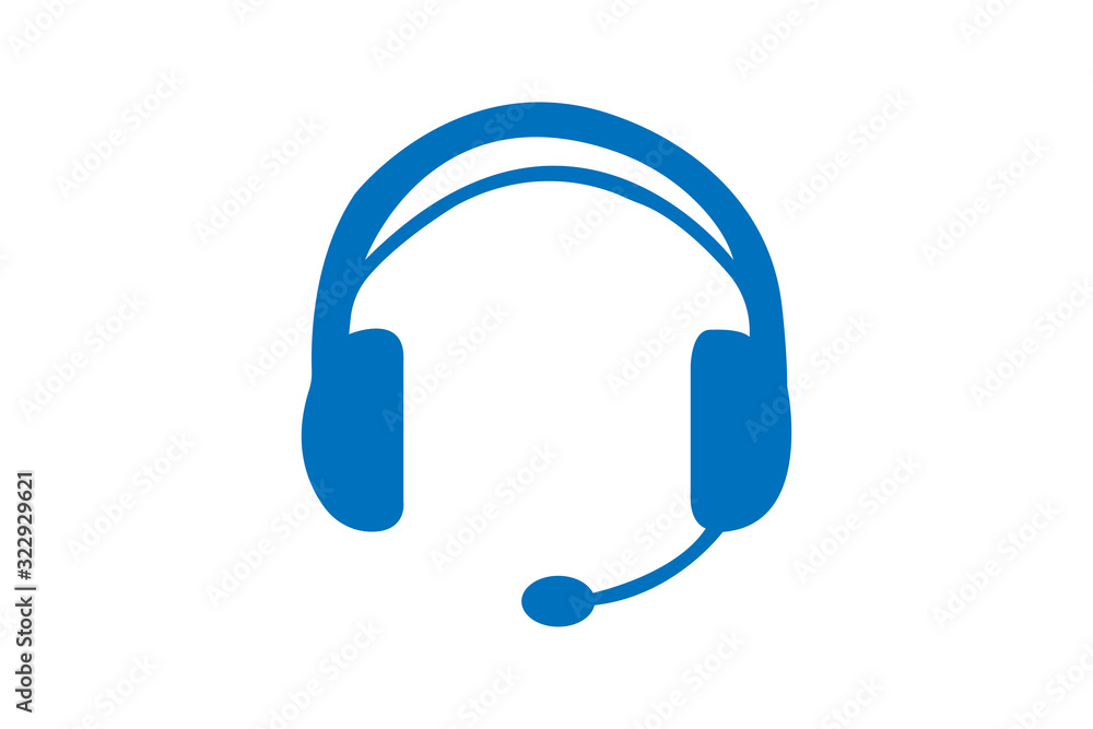 support service icon, headphone icon vector illustration support service icon, headphone icon vector illustration