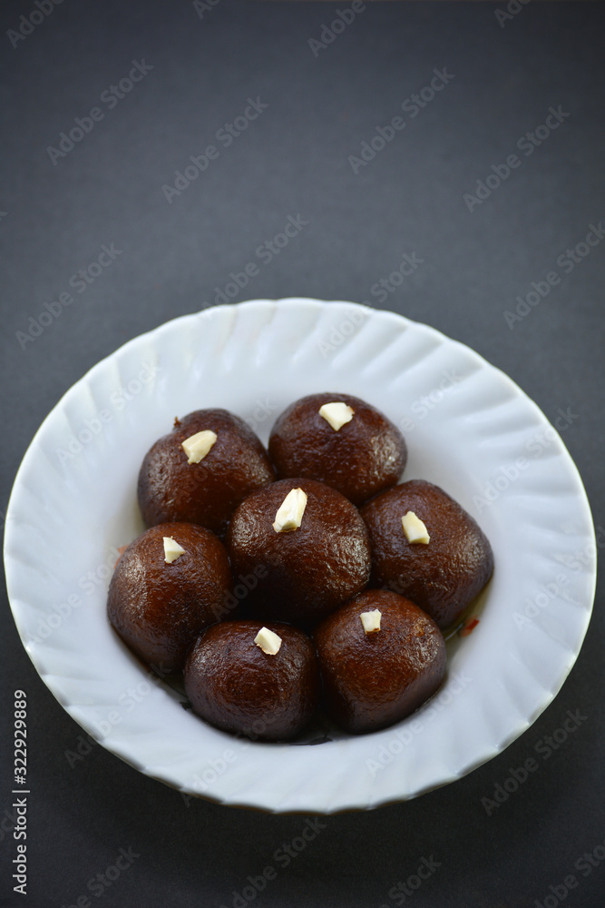 Obraz Indian Dessert or Sweet Dish Gulab Jamun