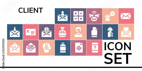 client icon set