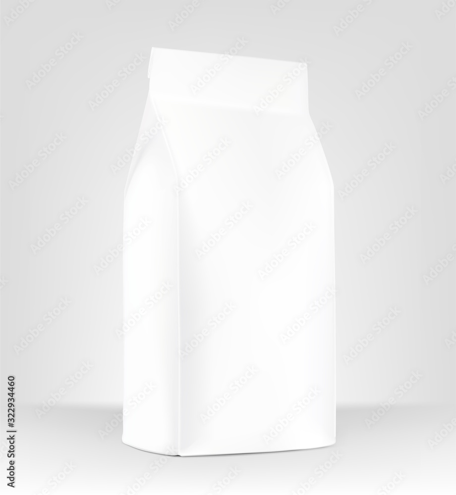 Realistic food bags on grey background. Isometric view. Vector illustration. Can be use for template your design, presentation, promo, ad. EPS 10. Realistic food bags on grey background. Isometric view. Vector illustration. Can be use for template your design, presentation, promo, ad. EPS 10.