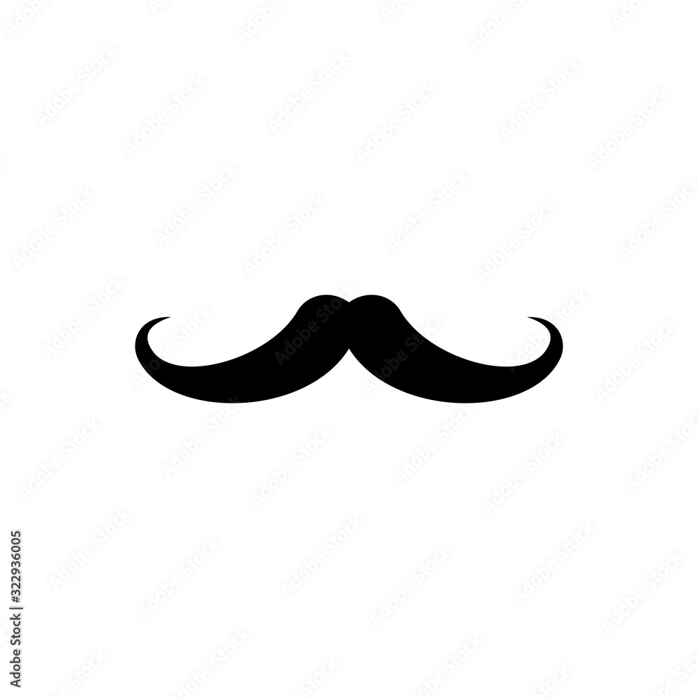 Mustache icon vector design templates Mustache icon vector design templates