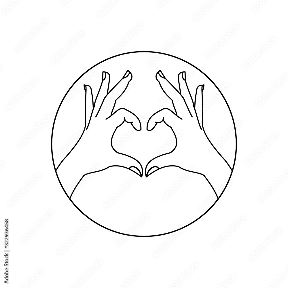 Hand Logo Template vector icon Business