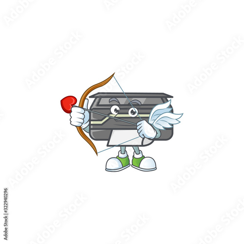 A lovely printer Cupid with arrow and wings