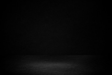 Empty concrete black room,copy space  background for design