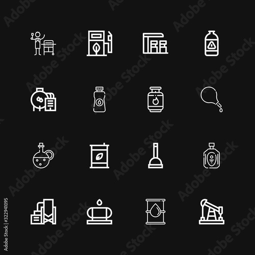 Editable 16 pump icons for web and mobile