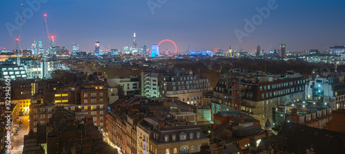 Photography London Skyline bei Nacht