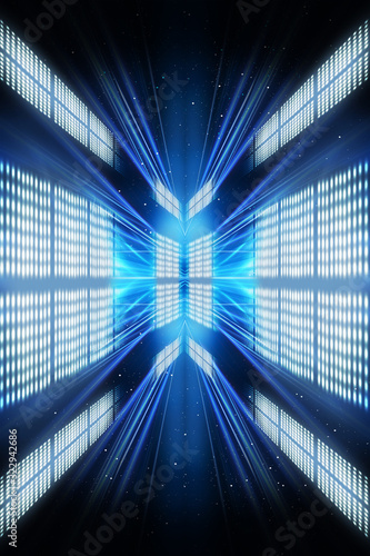 Background of empty show sc...
