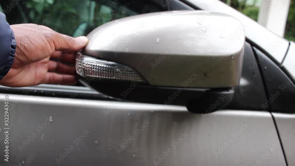 car side-view mirror indicating as you drive car side-view mirror indicating as you drive