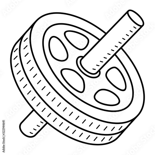 Exercise roller wheel